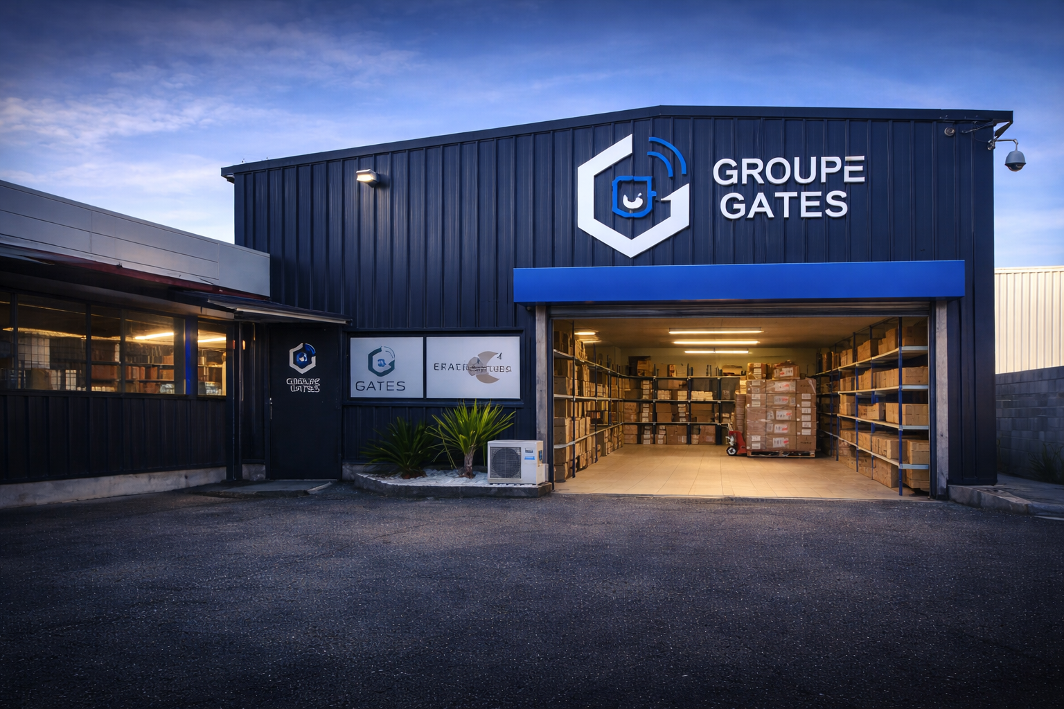 Locaux Groupe Gates à Martigues